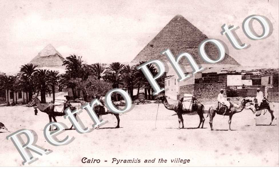 Pyramids and the village
