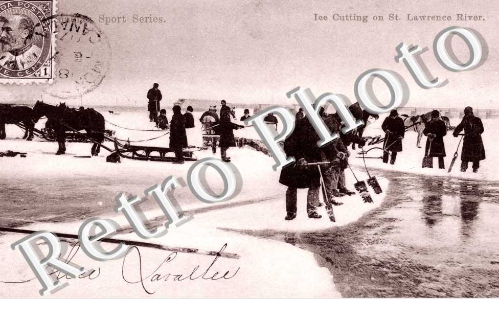 Ice Cutting on St Lawrence River