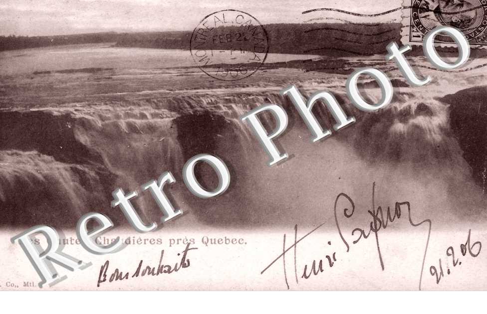 Les Chutes Chaudières près Quebec
