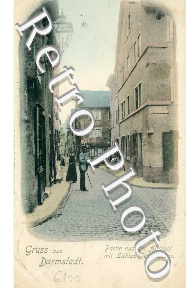 partie aus der Altstadt mit Liebigs geburtshaus