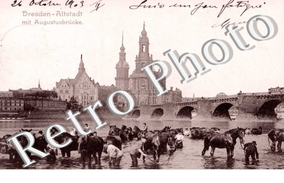Dresden-Alstadt mit Augustusbrucke