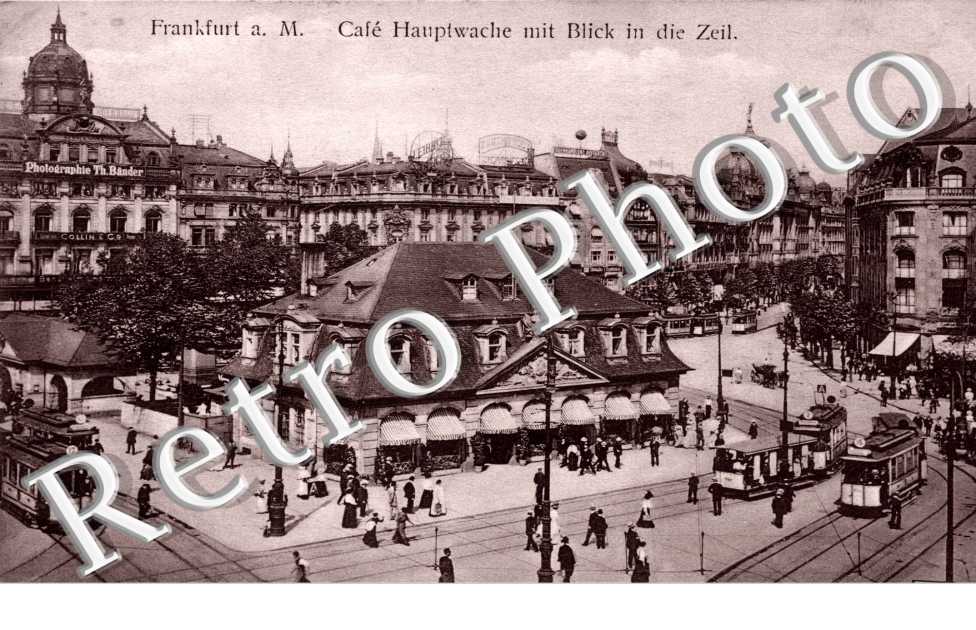 cafe Hauptwache mit Blick in die Zeil