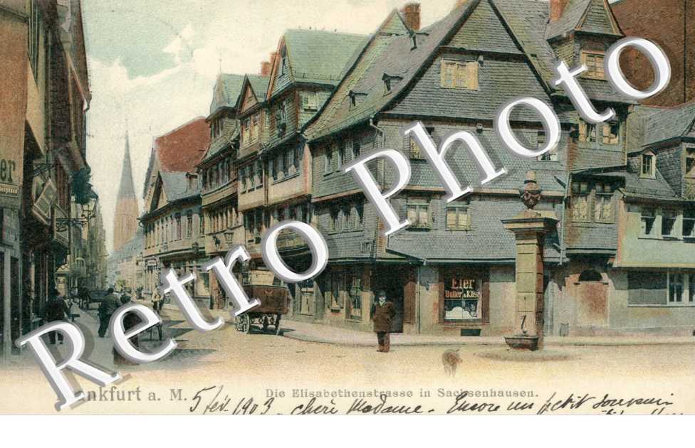 Die Elizabethsstrasse in Sachsenhausen