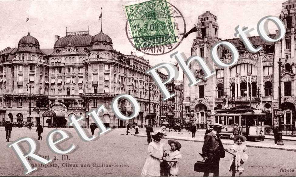 Bahnhofsplatz, Circus und Carlton-Hotel
