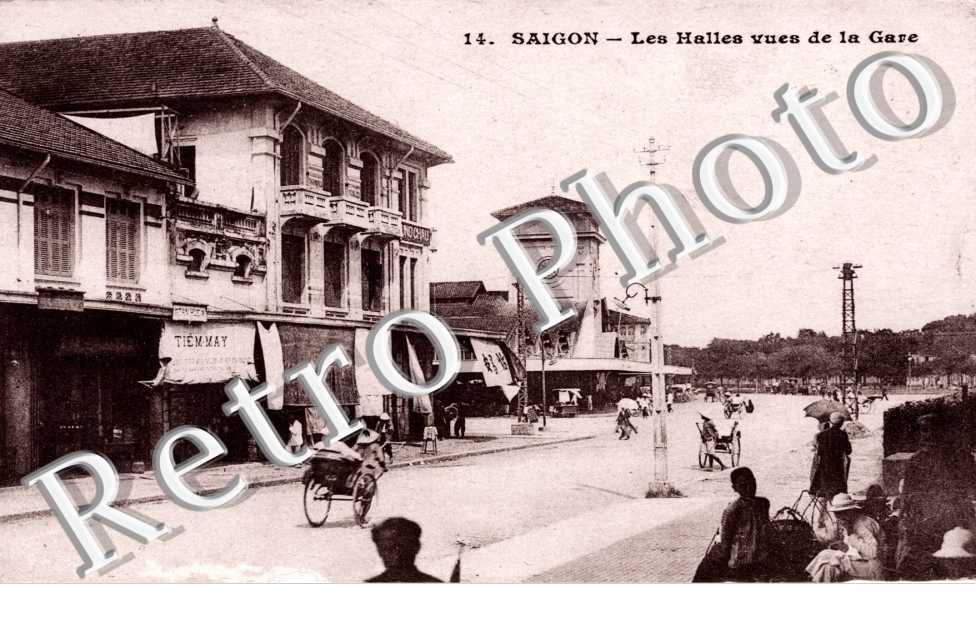 Saigon, Les Halles vues de la Gare