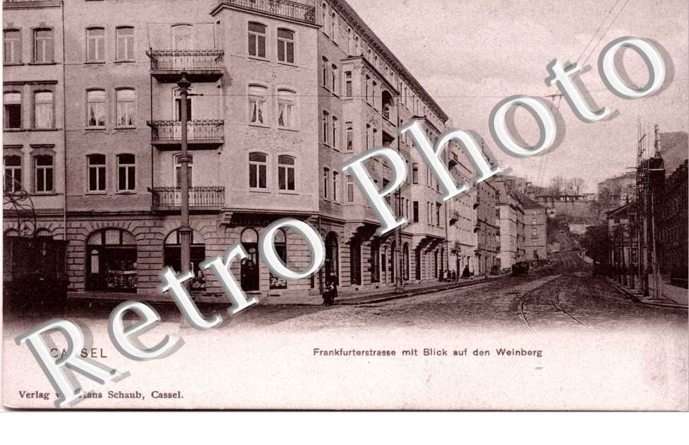 Frankfurterstrasse mit Blick auf den Weinberg