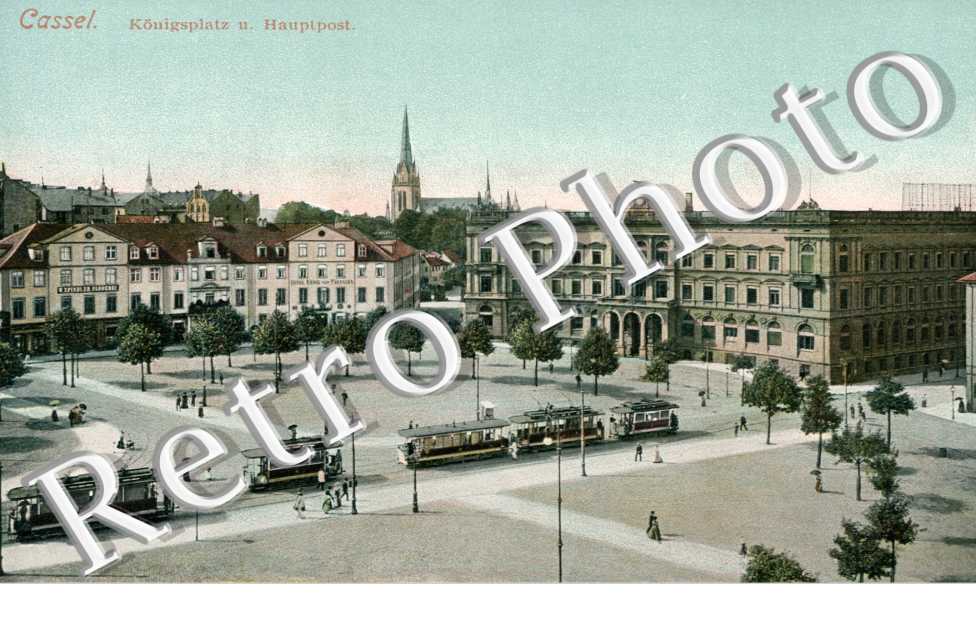 Konigsplatz und Hauptpost