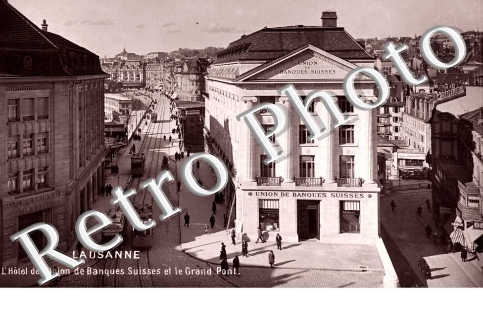 Hotel de l'union de Banques Suisses et le Grand Pont