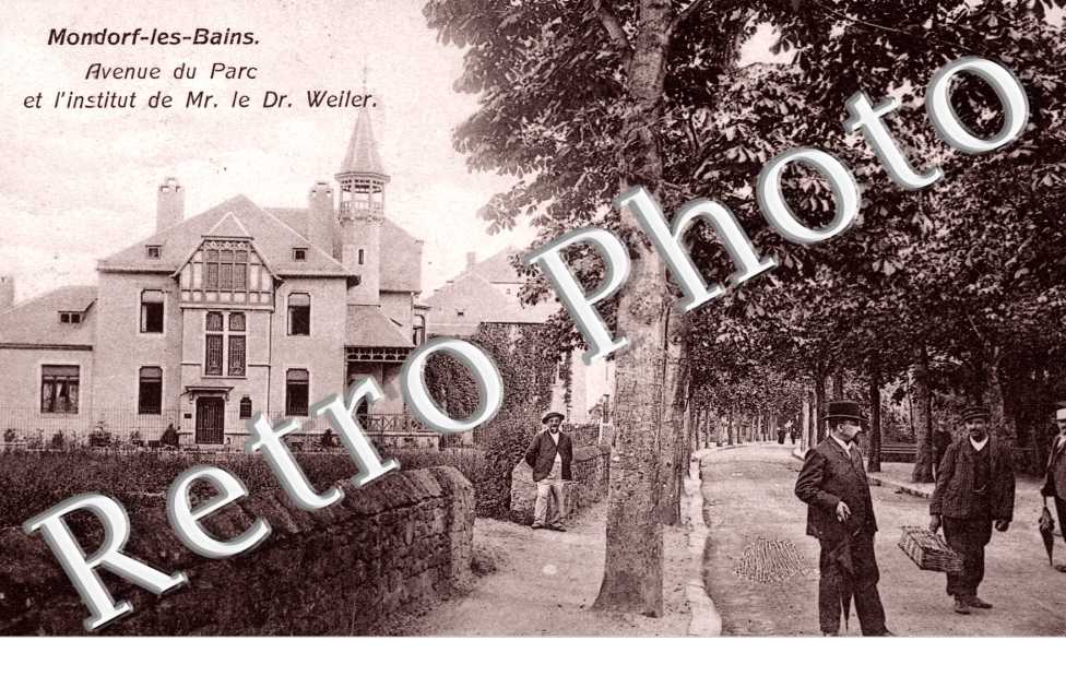 Avenue du parc et l'institut de Mr. le Dr. Weiler