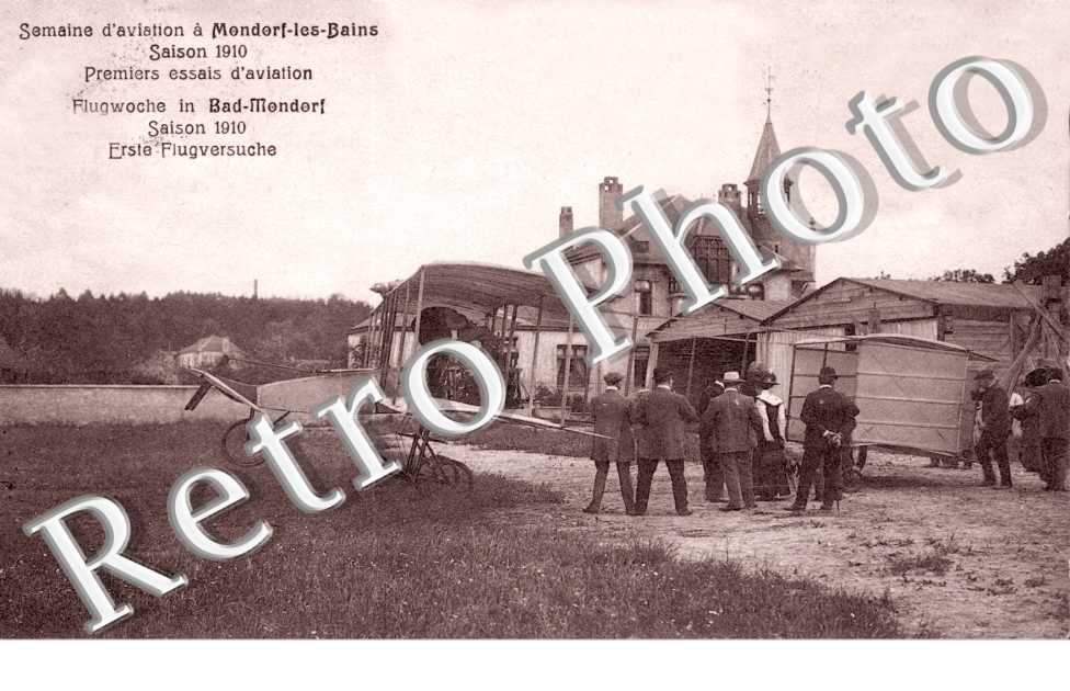 semaine d'aviation a Mondorf-les-Bains Saison 1910 Premiers essais d'aviation