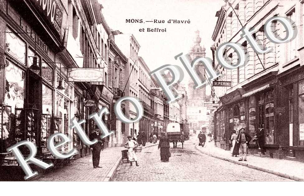 Rue d'Havré et Beffroi