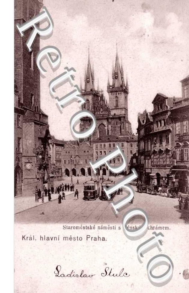 PRAHA,  Staromestske namesti s Tynskym chramem