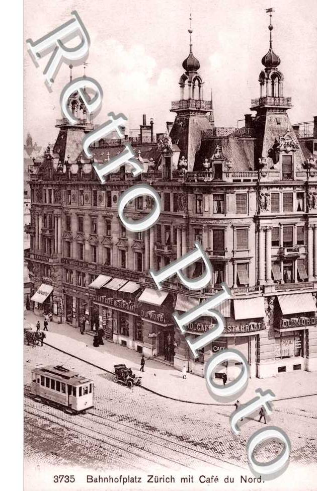 Bahnhofplatz, cafe du Nord