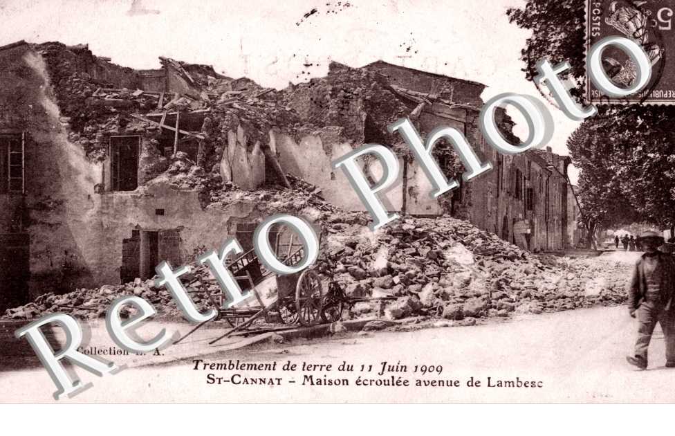 Maison ecroulee avenue de Lambesc