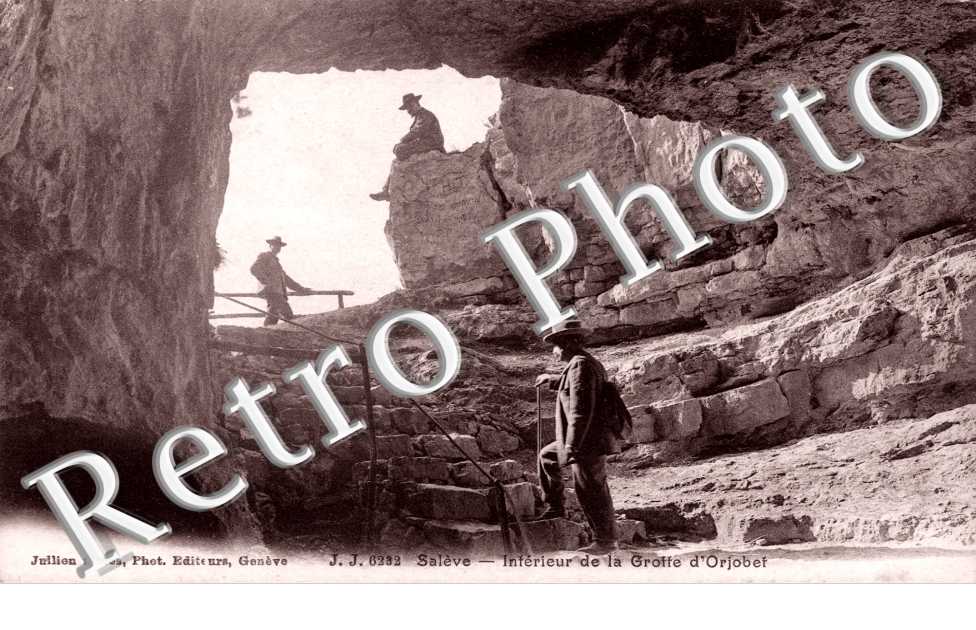 Saleve - Intieur de le Grotte d'Orjobet
