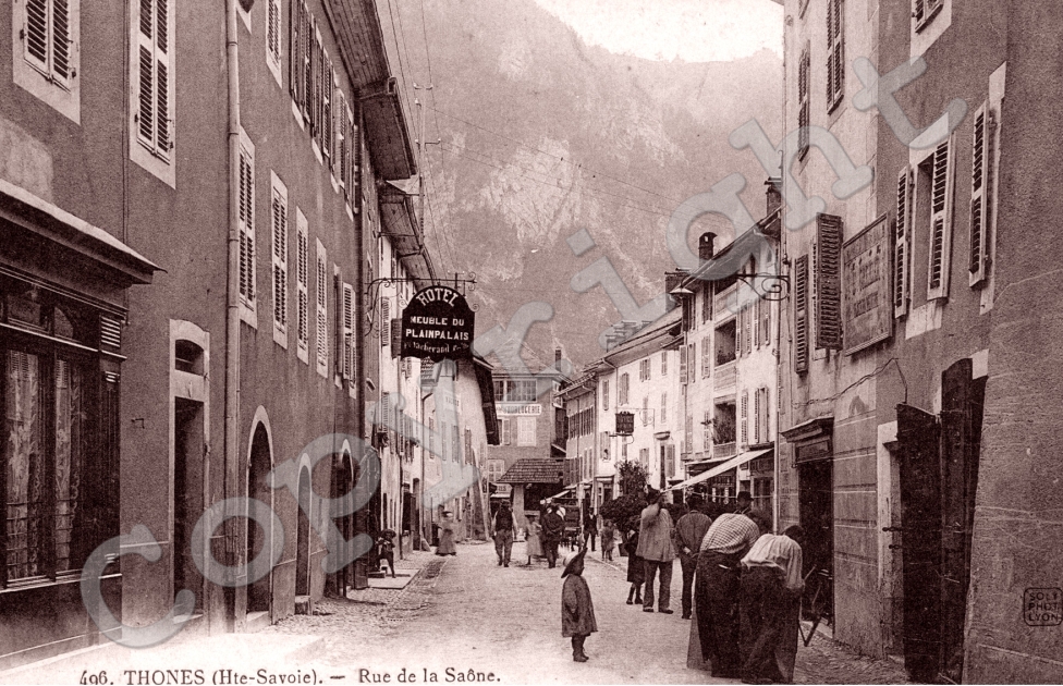 La rue de la Saone