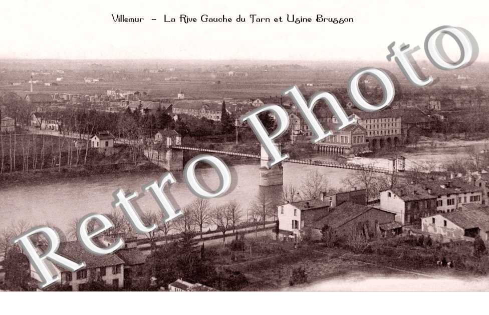 la rive gauche du Tarn et Vusine Brusson