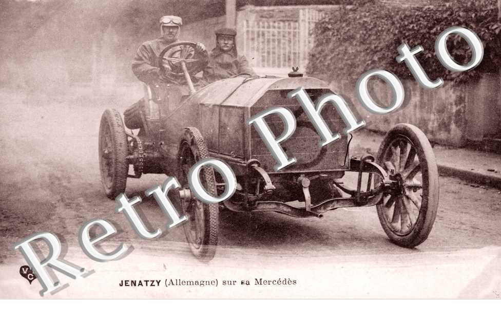 Jenatzy sur sa Merc