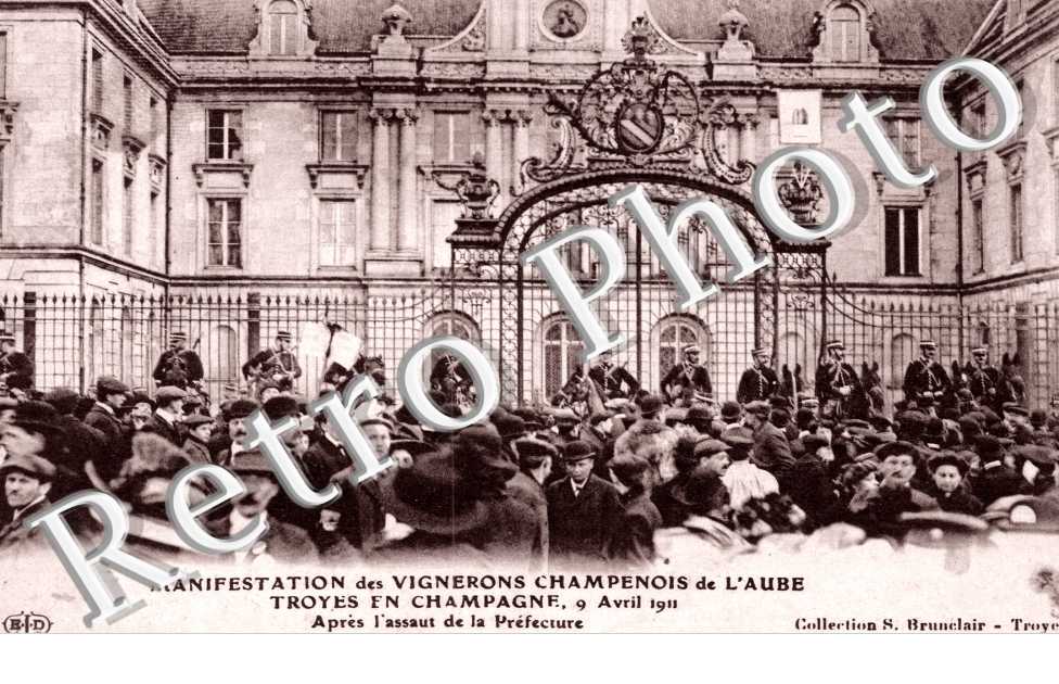 Manifestation des vignerons Avril 1911