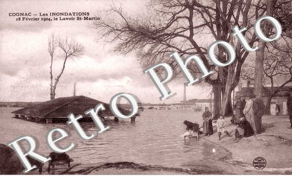 Inondations fevrier 1904 - Le Lavoir Saint Martin