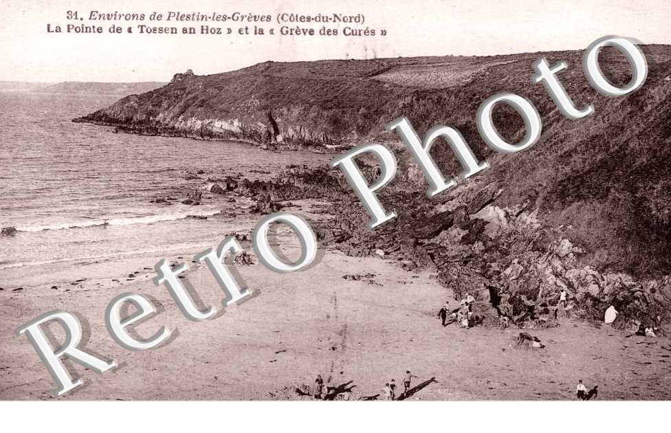La Pointe de Tossen Ah Hoz et la greve des Cures