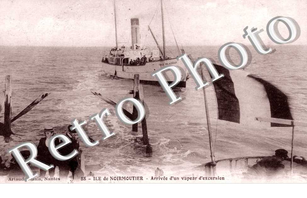 Arrivée d&#039;un vapeur d&#039;excursion