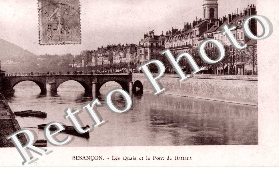 les quais et le pont de Battant