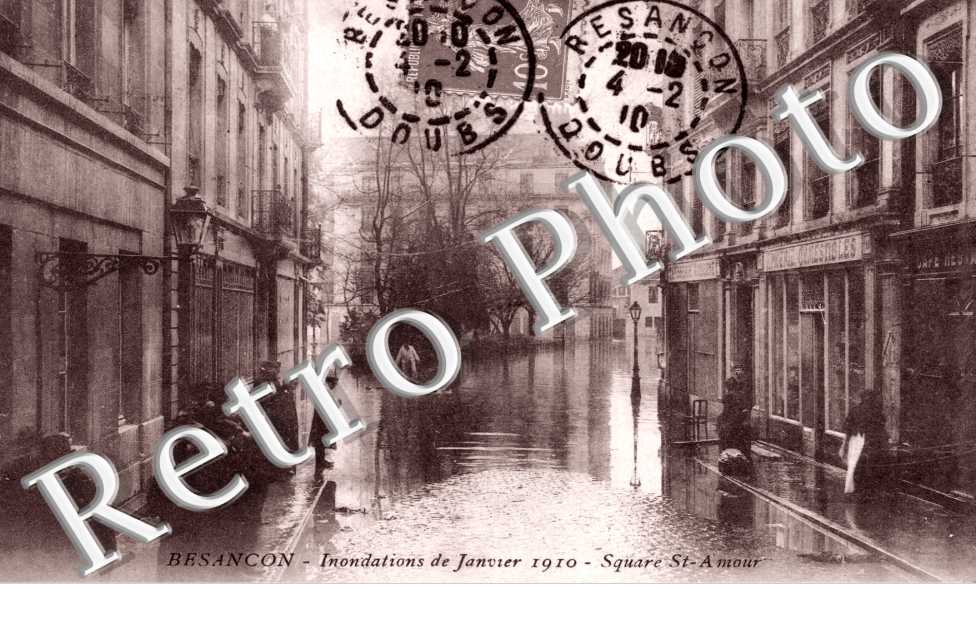 Inondation de Janvier 1910 - Square Saint Amour