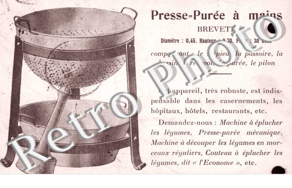 Presse Puree a main - Emile  Bersot