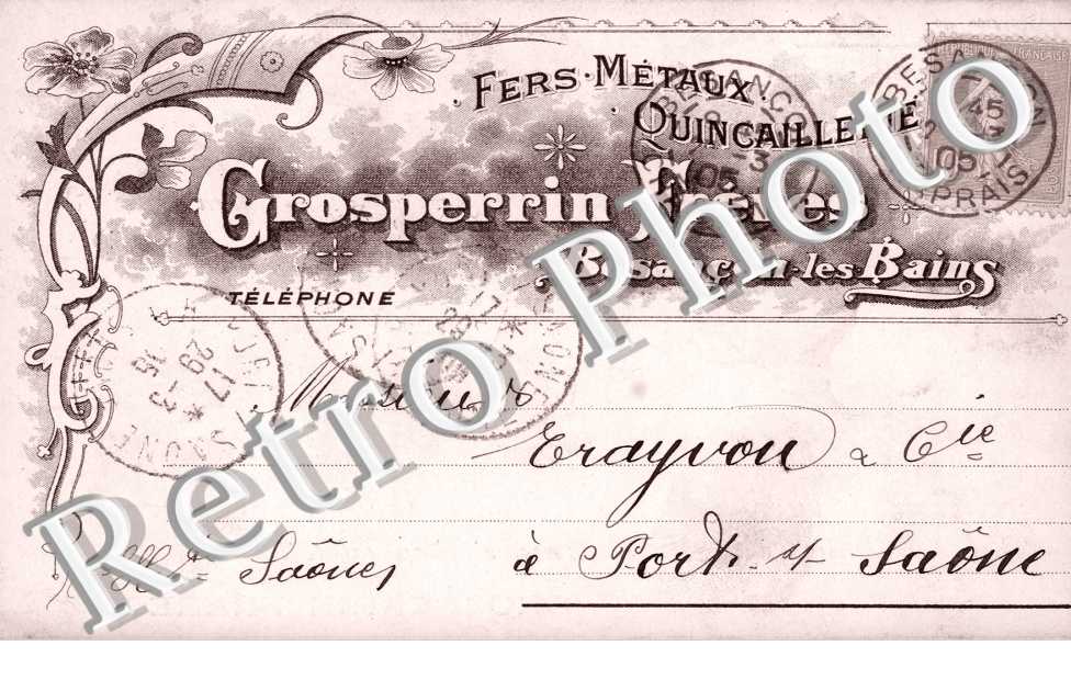 Metaux - Quincaillerie - Grosperrin Freres
