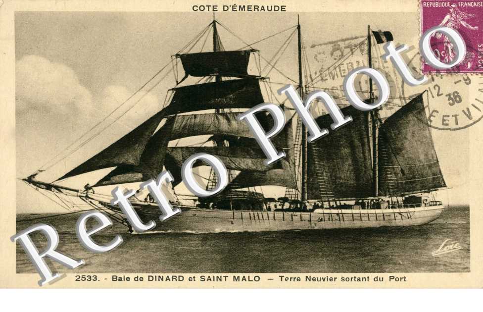 Terre Neuvier sortant du Port