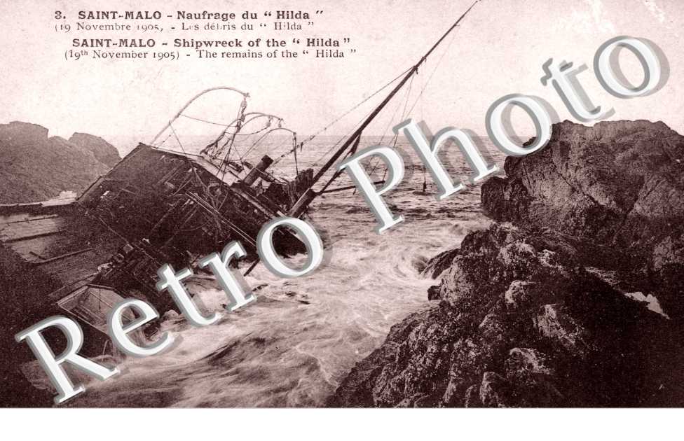 Naufrage du Hilda - 19 novemnbre 1905