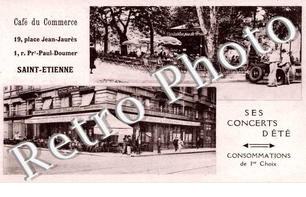 Caf2 du Commerce 19 place Jean Jaures 1 Rue Predisent Paul-Doumer  -Ses Concerts d&#039;Ete