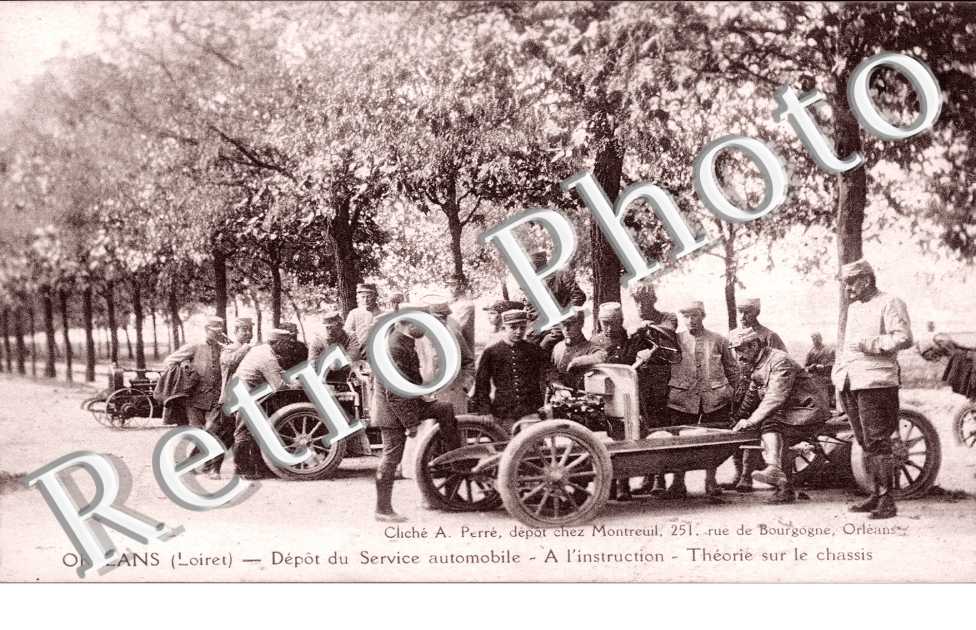 Depot du service automobile - A l&#039;instruction -Theorie sur le Chassis