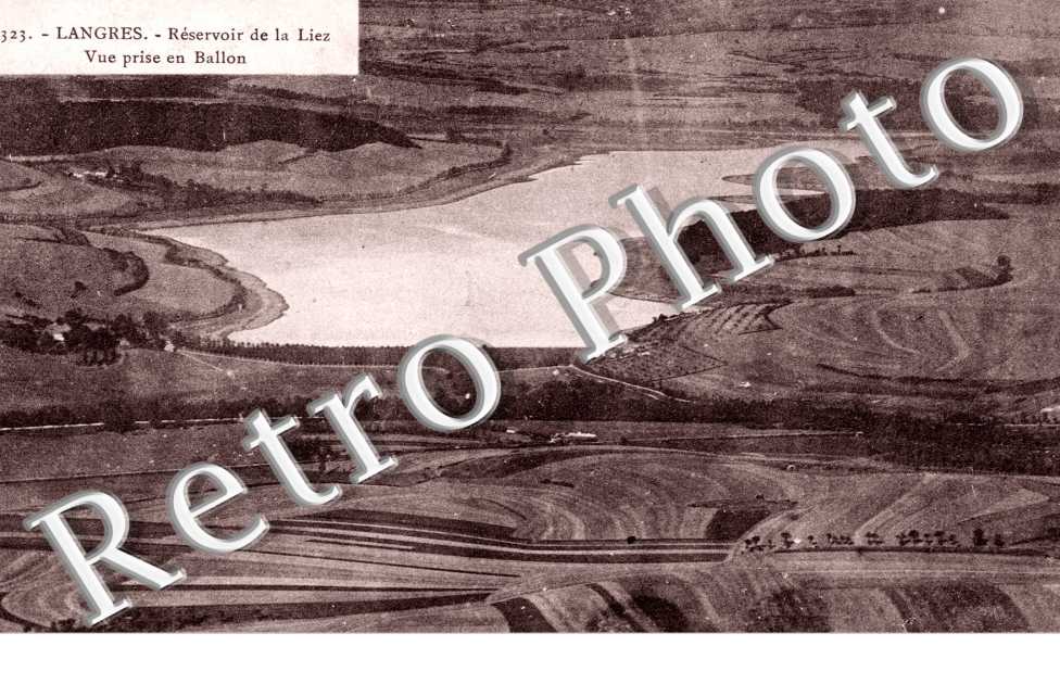 Reservoir de la LIez - Vue prise en ballon