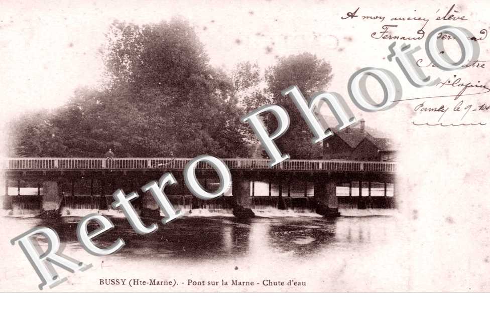 Bussy - Pont sur la Marne - Chute d&#039;eau