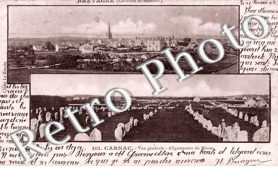 Vue generale - Alignements du Menec