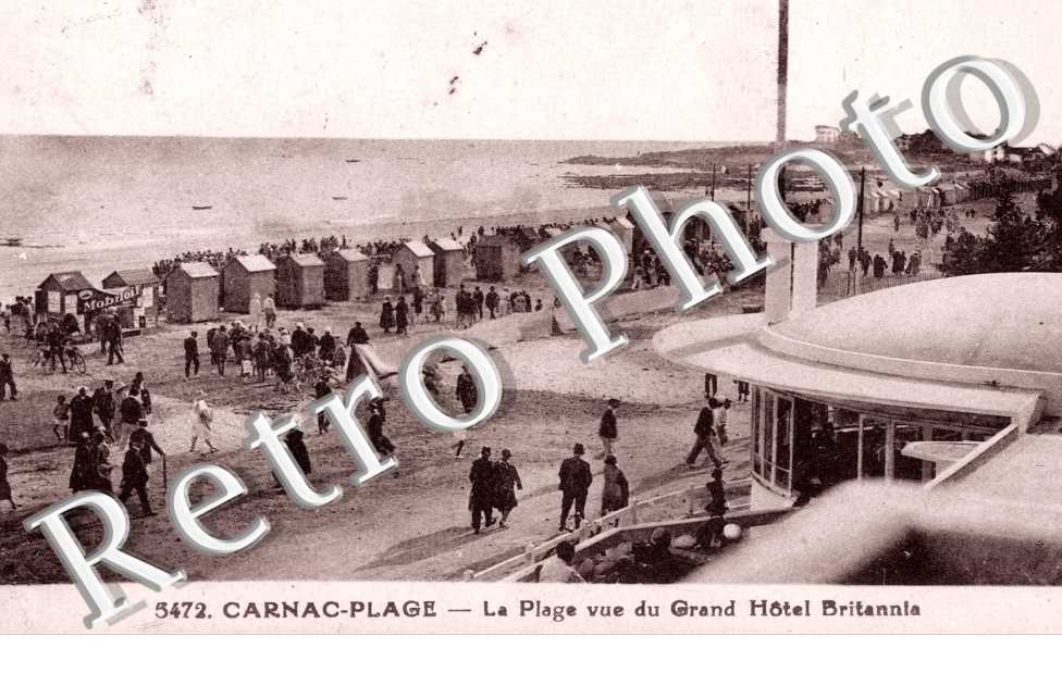La Plage vue du Grand Hotel Britannia