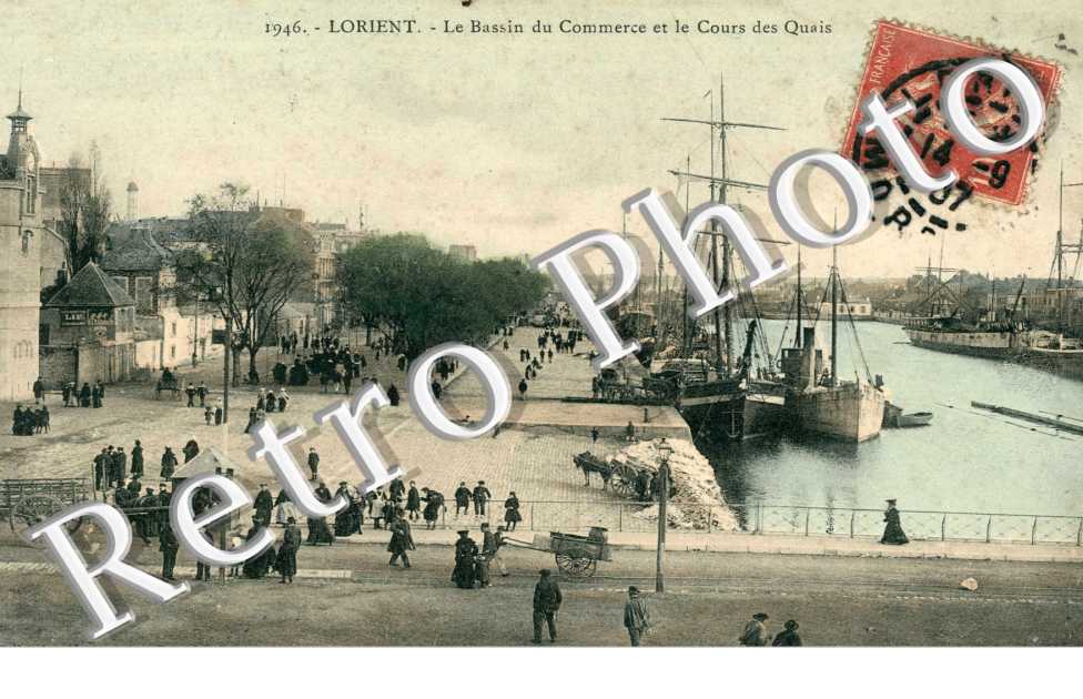 Le Bassin du Commerce et le Cours des Quais