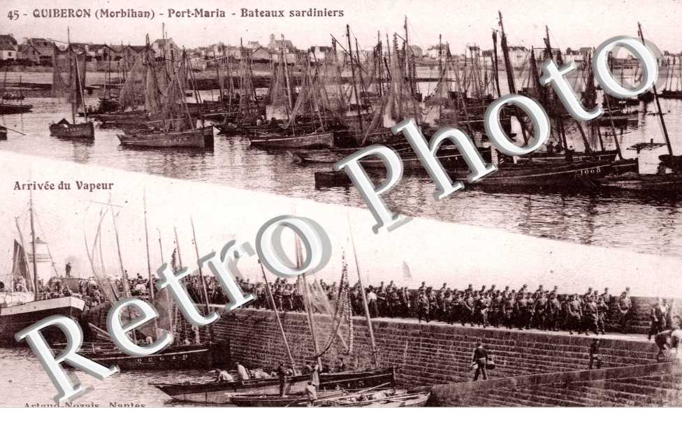 Port Marie - Bateau Saladier - Arriv du Vapeur