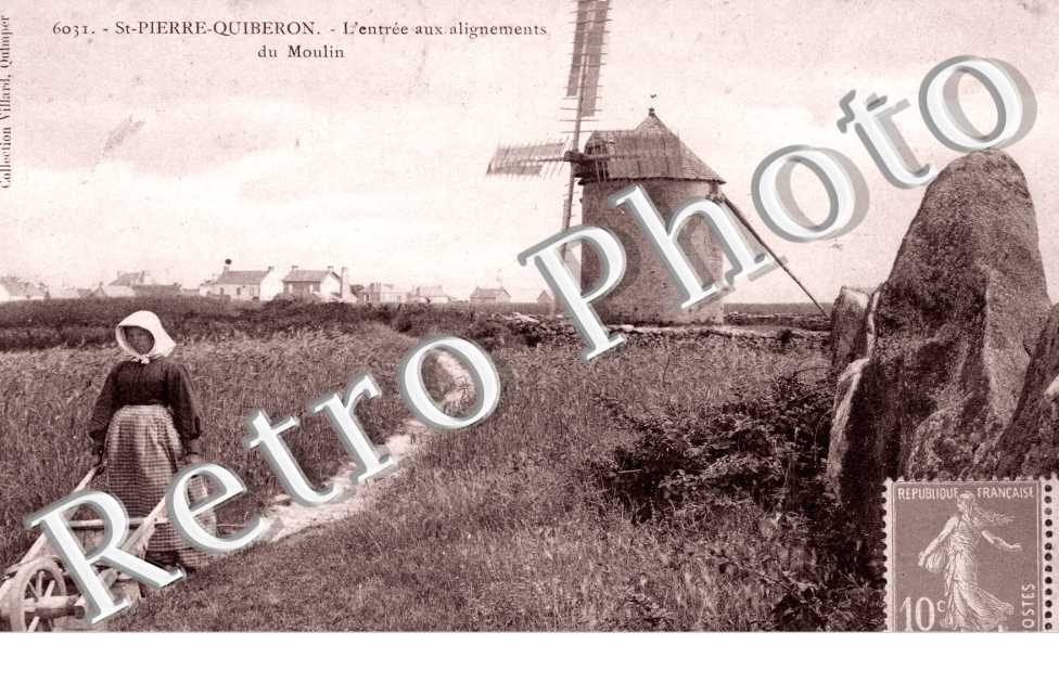 L&#039;entree aux alignements du Moulin