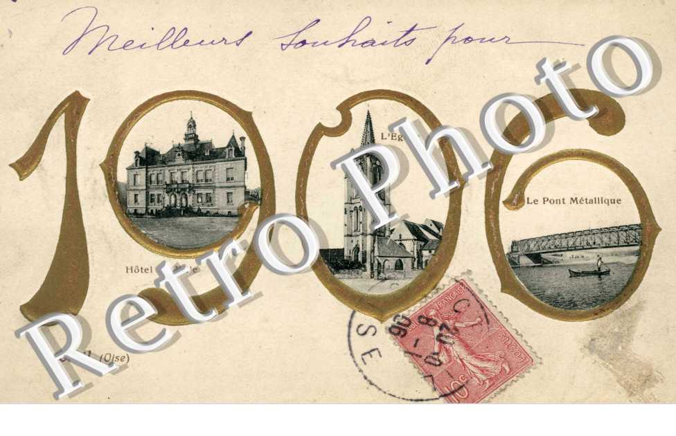 Mairie- Eglise - Pont Metallique