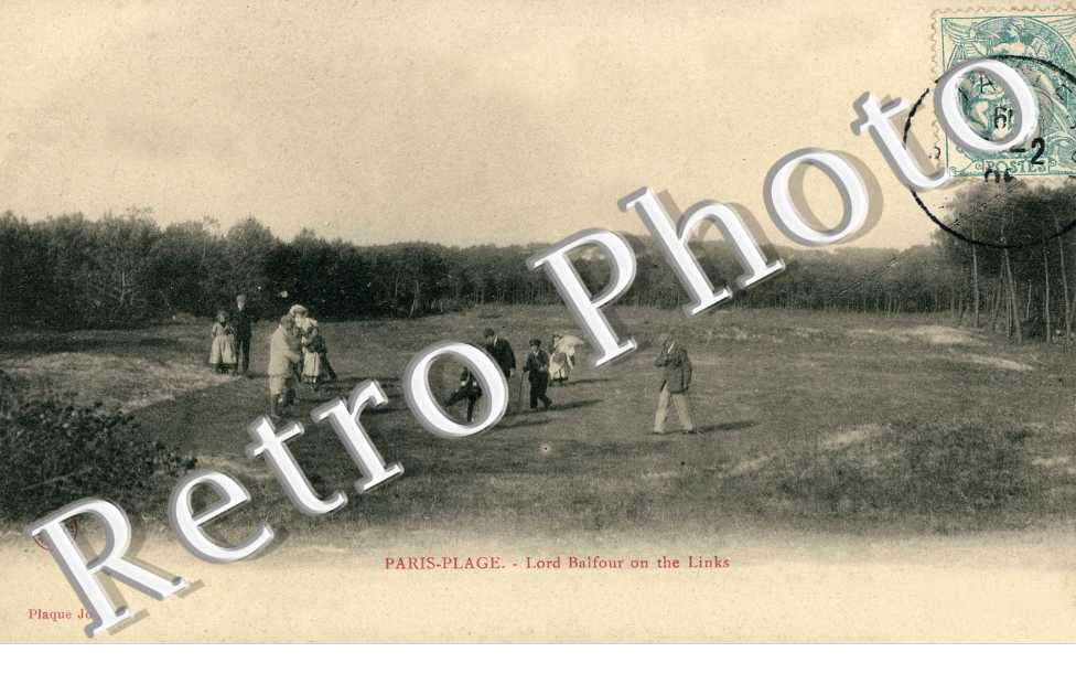Lord Balfour on the Links