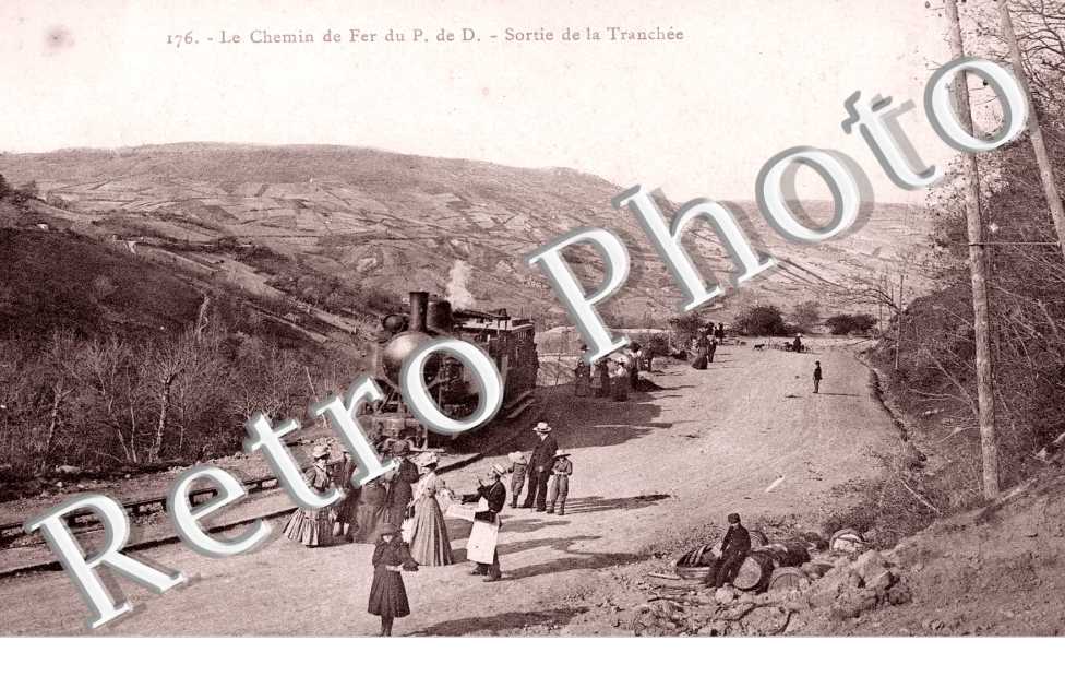 le chemin de fer du P. de D. Sortie de la tranchee