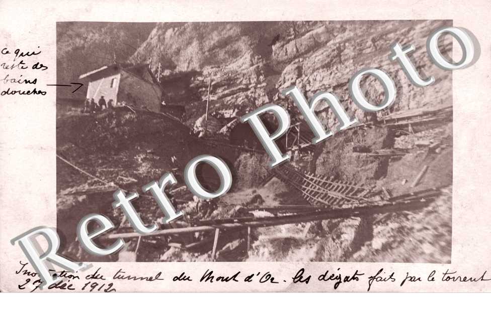 Inondation du tunnel 27 décembre 1912