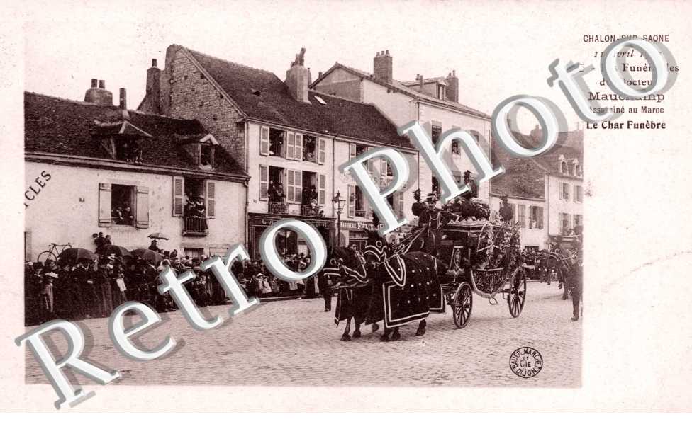 les funerailles du Docteur Mauchamp le 11 avril 1907