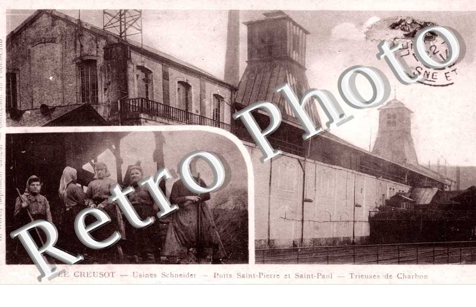 usines Schneider Puits Saint-Pierre et Saint-Paul  Trieuses de charbon