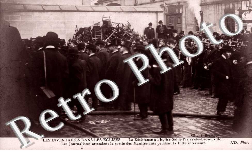 Les inventaires dans les lises La ristance l&#039;lise Saint Pierre de Gros Caillou