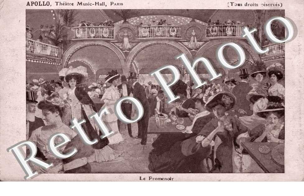rue de Clichy Apollo Thtre Music-Hall Le promenoir