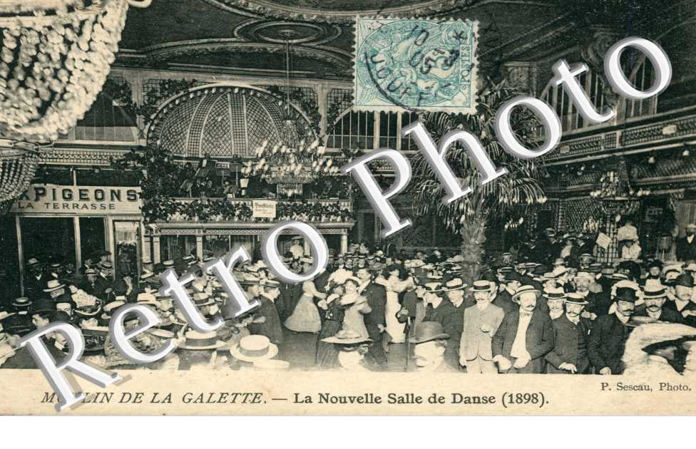 Moulin de la Galette La nouvelle salle de danse (1898)